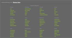 Desktop Screenshot of cubeclothing.com